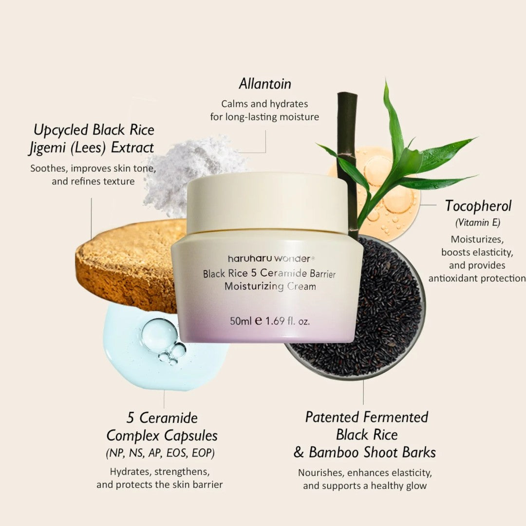haruharu wonder Black Rice 5 Ceramide Barrier Moisturizing Cream 50ml