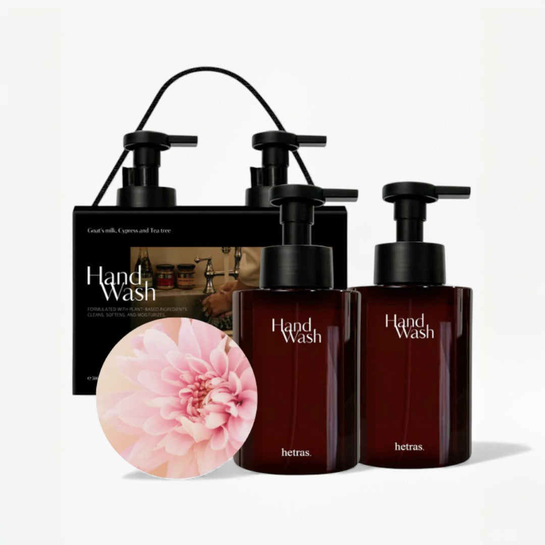 hetras Perfumed Bubble Hand Wash 515ml x 2 hand wash luxury