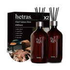 hetras Premium Diffuser 500ml x 2 - Hotel Wood VGLE Studios