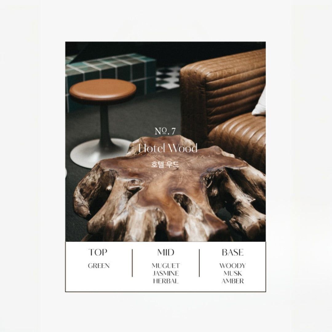 hetras Premium Diffuser 500ml x 2 - Hotel Wood VGLE Studios