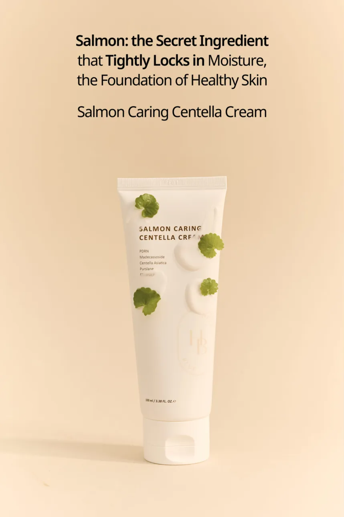 HEVEBLUE Salmon Caring Centella Cream 100ml HEVEBLUE