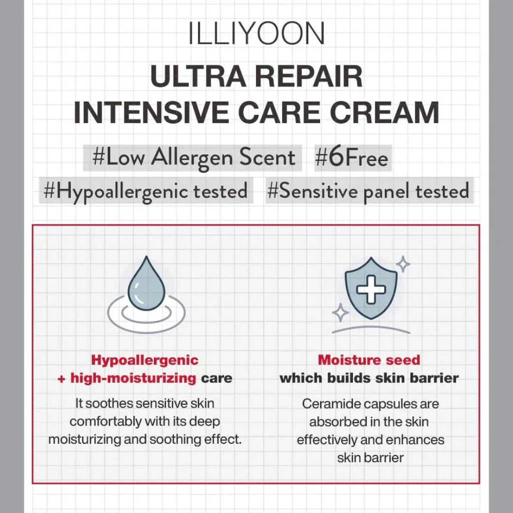 Illiyoon Ultra Intensive Care Cream 200ml Illiyoon