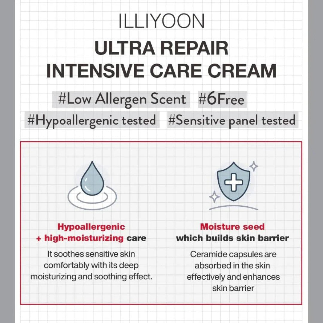 Illiyoon Ultra Intensive Care Cream 200ml Illiyoon