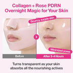 numbuzin No.2 Rose PDRN Overnight Collagen Mask 4pcs numbuzin