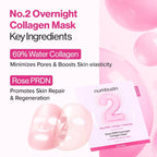 numbuzin No.2 Rose PDRN Overnight Collagen Mask 4pcs numbuzin