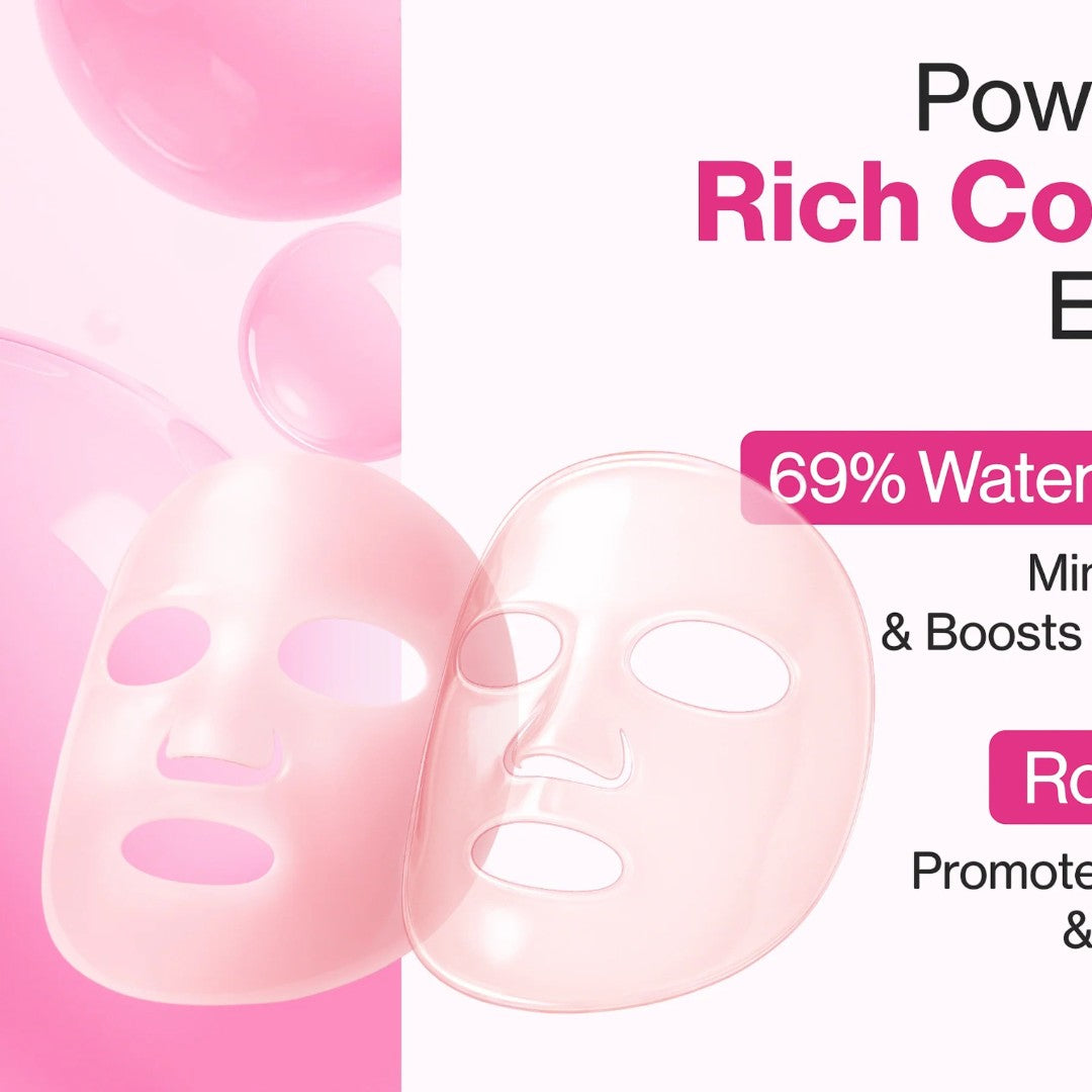 numbuzin No.2 Rose PDRN Overnight Collagen Mask 4pcs numbuzin