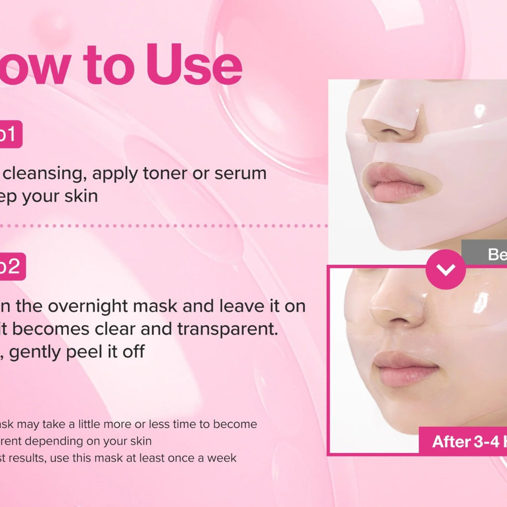 numbuzin No.2 Rose PDRN Overnight Collagen Mask 4pcs numbuzin