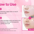 numbuzin No.2 Rose PDRN Overnight Collagen Mask 4pcs numbuzin