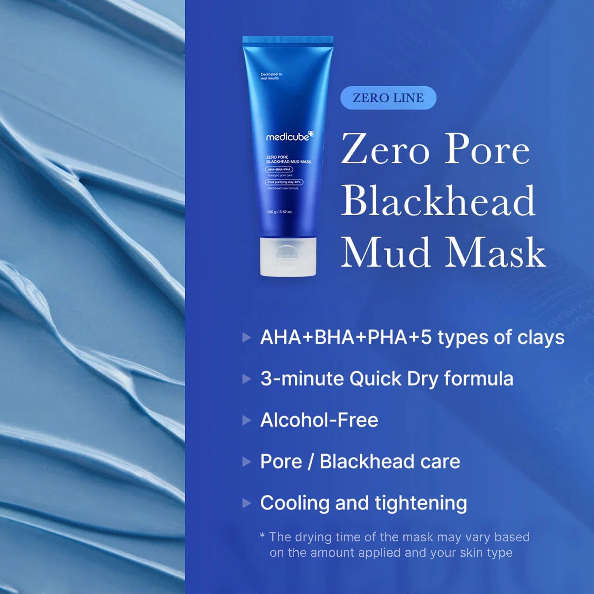 medicube Zero Pore Blackhead Mud Mask VGLE Studios