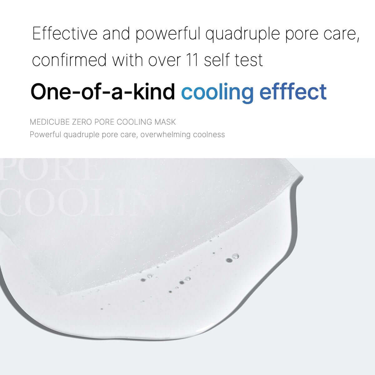 medicube Zero Pore Cooling Mask medicube