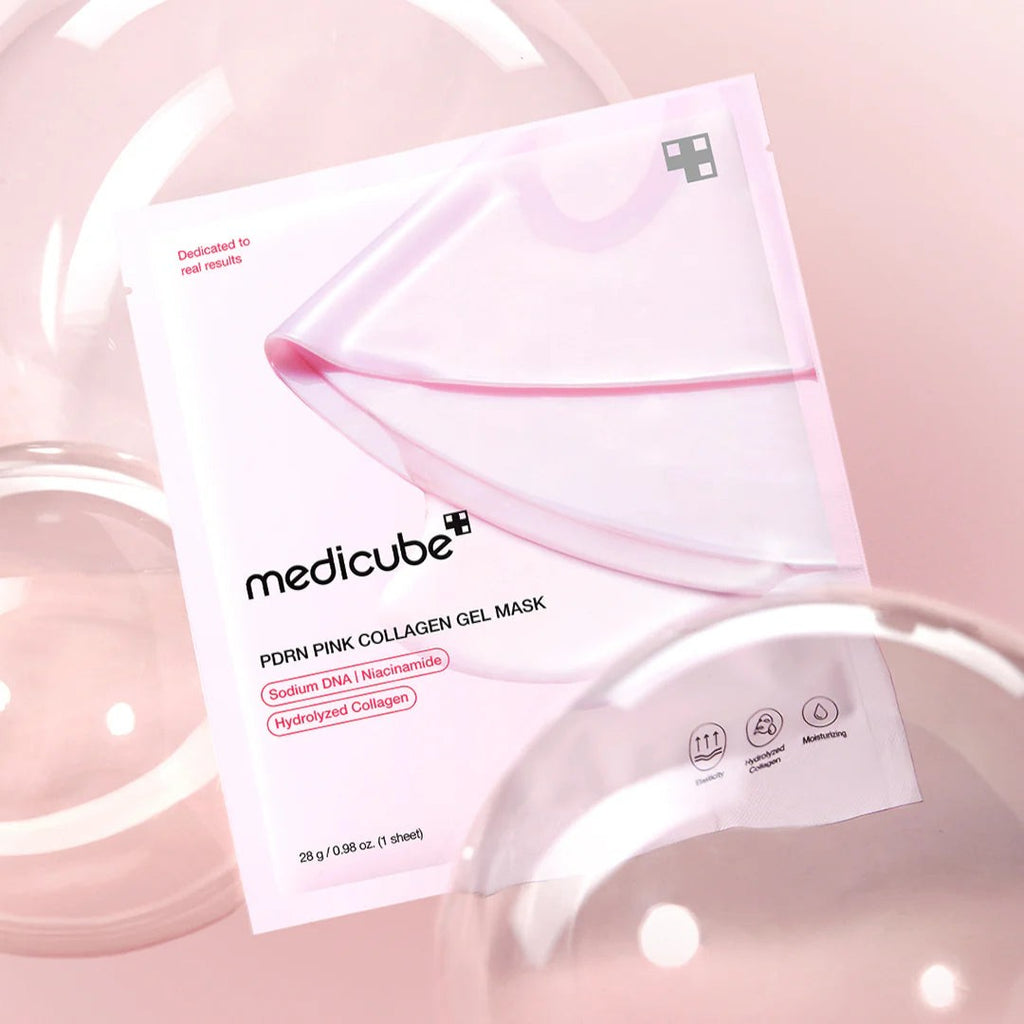 medicube PDRN Pink Collagen Gel Mask (4 Pack) medicube