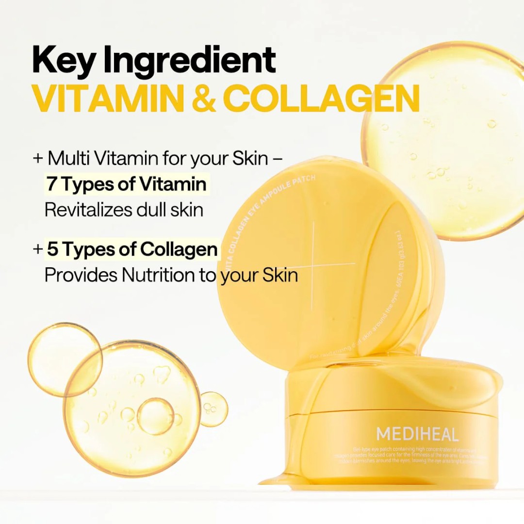 Mediheal Vita Collagen Eye Ampoule Patch 60pcs Mediheal