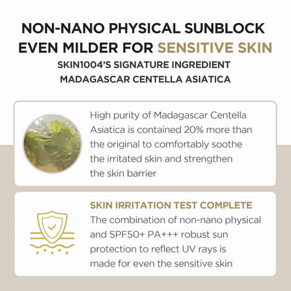 SKIN1004 Madagascar Centella Air - fit Suncream Plus SPF50+ PA++++ 50ml – Skin Care | Korean Skincare Canada - VGLE