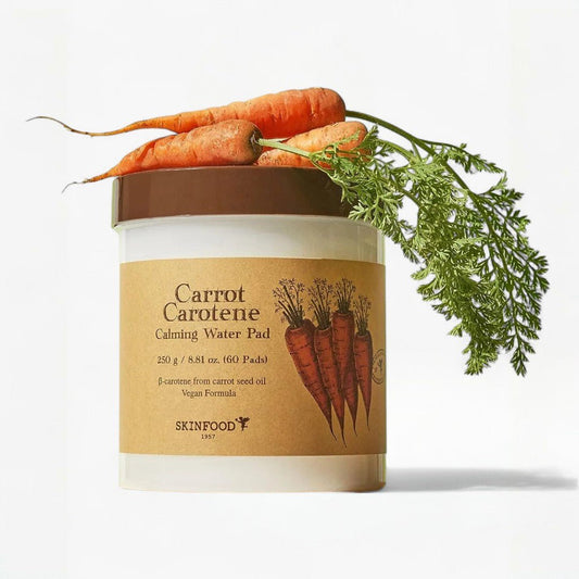 Skinfood Carrot Carotene Calming Water Pad 250ml / 60pads – Toner Pad | Korean Skincare Canada - VGLE