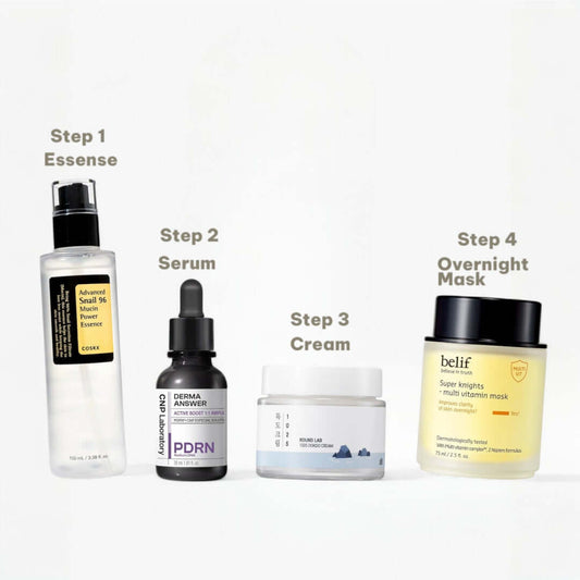 VGLE Bundle - Glow Routine 4 - Step Set – Skin Care | Korean Skincare Canada - VGLE